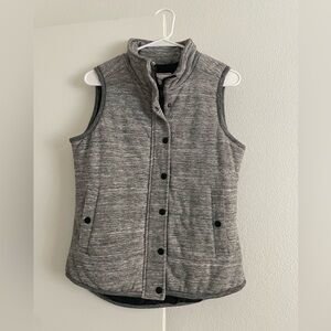 Reflex Gray Quilted Sleeveless Vest